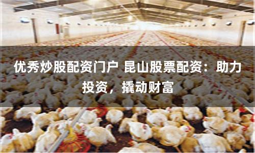 优秀炒股配资门户 昆山股票配资：助力投资，撬动财富